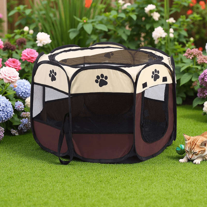 1pc Size: 91*91*58cm - Suitable for Items Dark Gray-DPet Cage