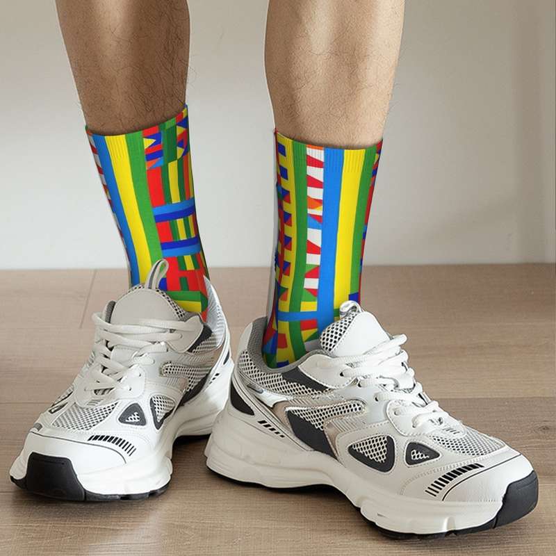 1 Pair Multicolor One Size Socks