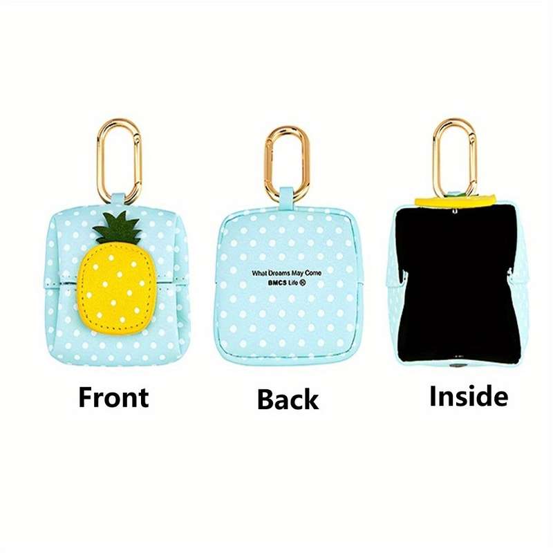 1pc Pack within Pack Storage Bag 1 Cute Girl's Mini Storage Bag with Hook Clip Mini Storage Bag