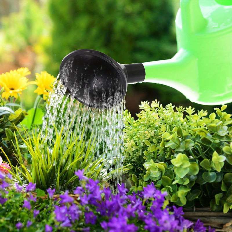 1Pc Black Plastic Watering Can Rose Heads