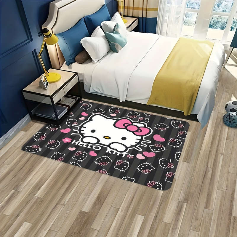 1Pc Black 47.24x15.75inch 120x40cm Floor Mat