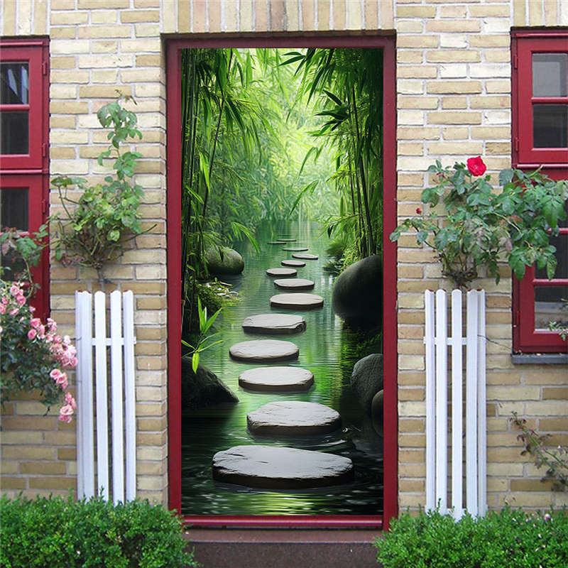 1Pc 76.96x199.9cm Door Window Sticker