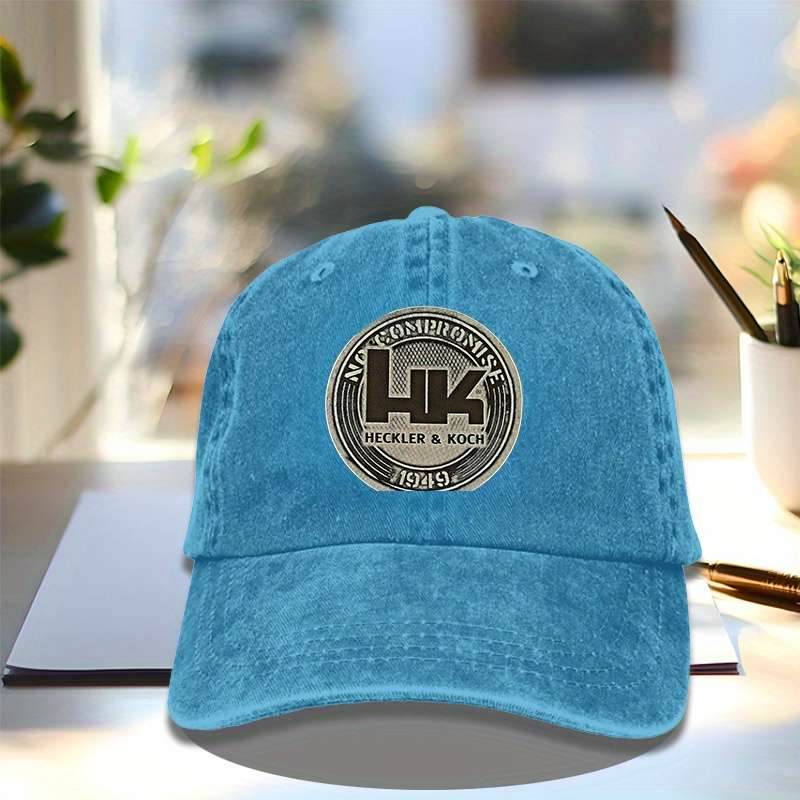 1pc HK Tan Decal 1949 Baseball Cap 100% Cotton Breathable Hat for Men Women Adjustable All-Seas