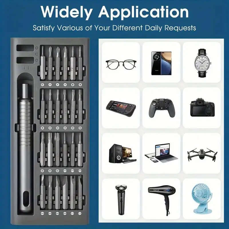 25 in 1 Precision Screwdriver Kit Versatile Repair Tool for Mobile Devices And Tablets Made of Sturd