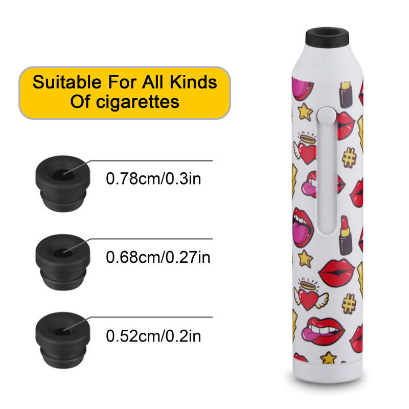 1pc Car Ashtray Portable Smoke Extinguisher Multiple Patterns Available for Coarse Medium and F