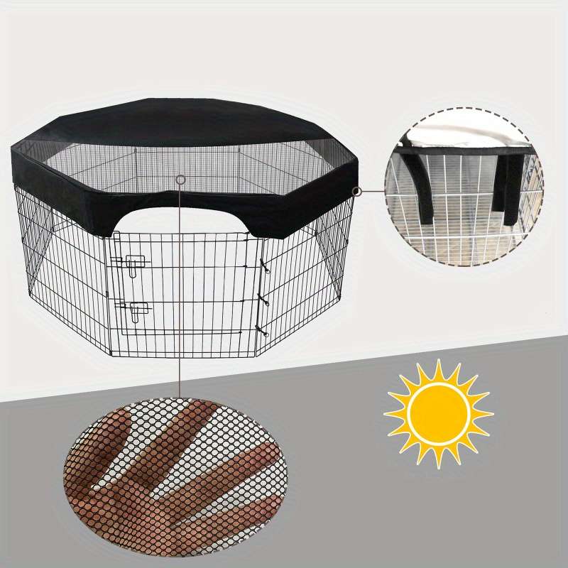 1pc Black Pet Cage