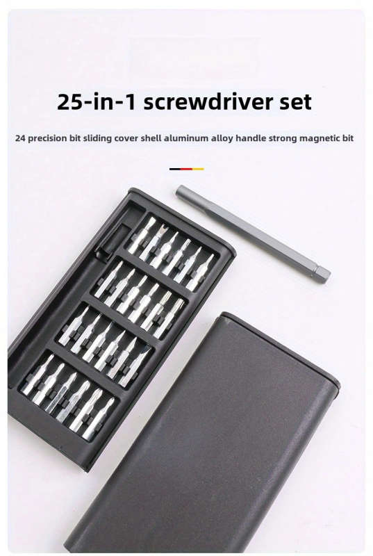 25pcs Screwdriver Set 25In1 Precision Screwdriver All-In-One Solution for Precise Repair of Mobile