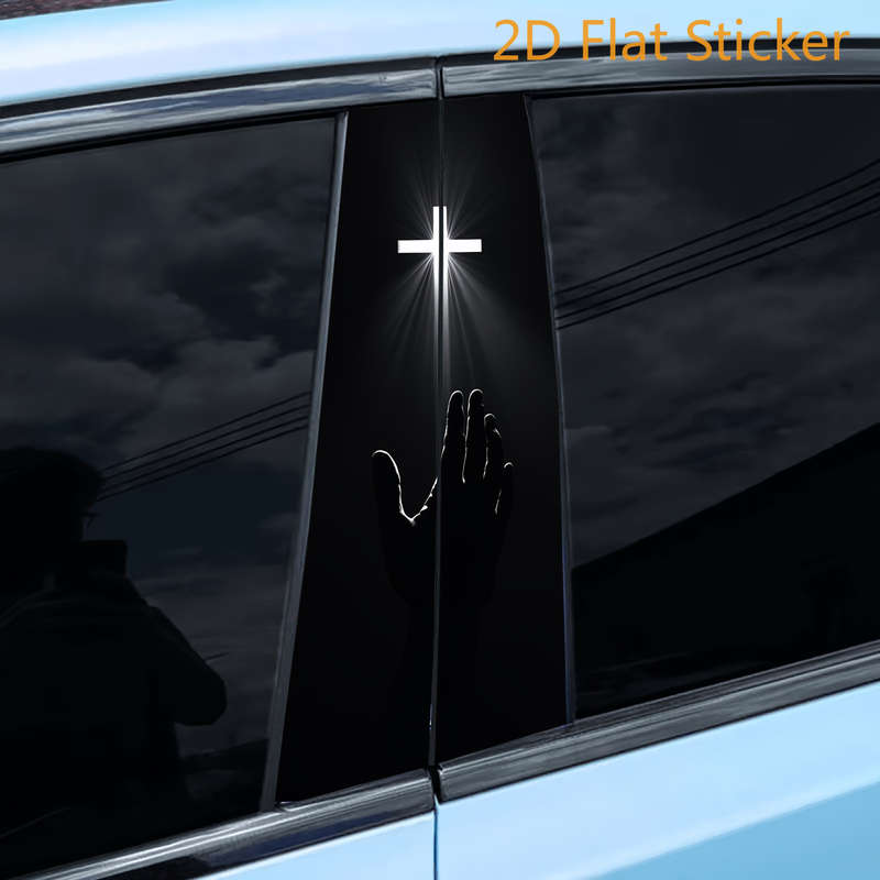 2pcs  Cartoon Jesus Christian Themed Stickers
