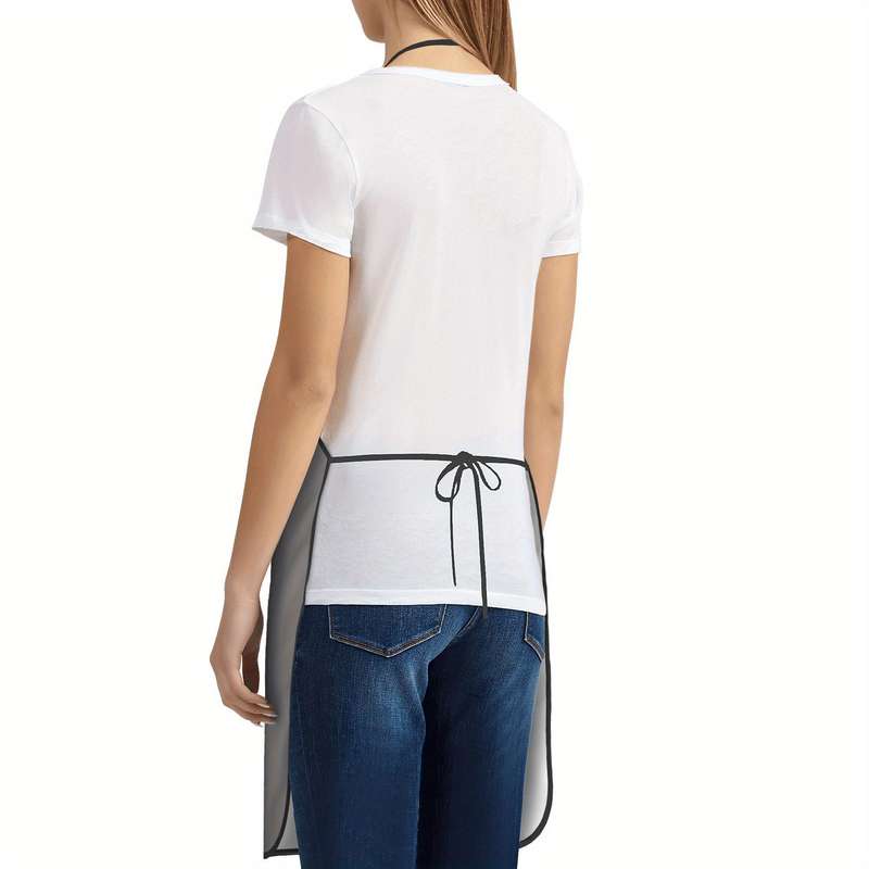 1pc Funny Dachshund Chef Print Kitchen Apron High Quality Polyester Unisex Bib Apron for Cooking
