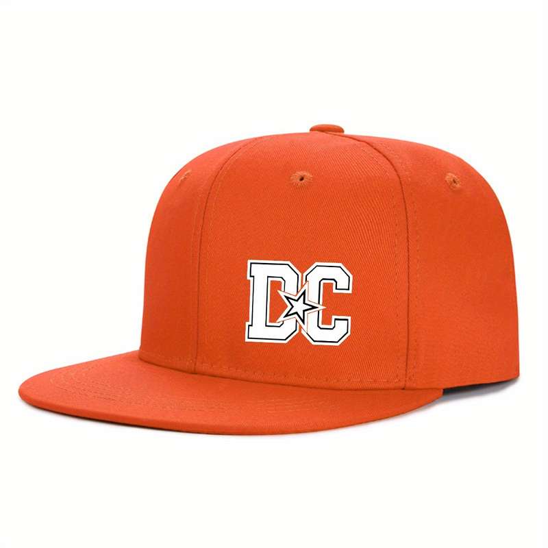 1pc New Design American Casual All-match Hip-hop Hat for Men and Women Fashionable Flat Brim Hat