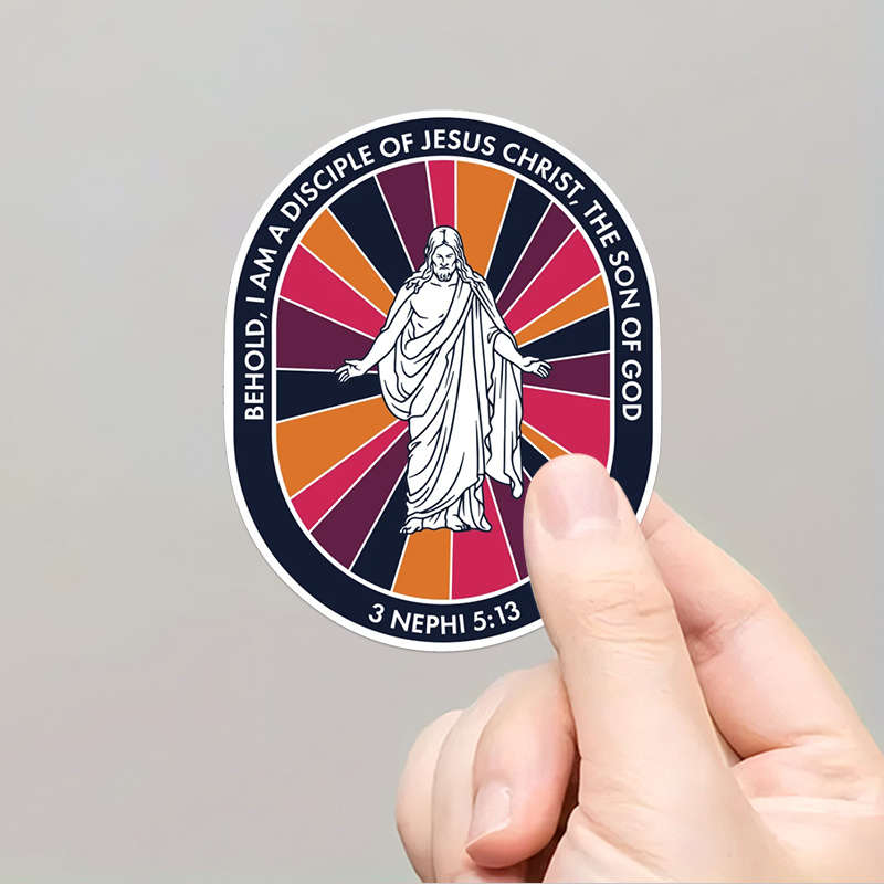 1pc Jesus Christian Themed Stickers
