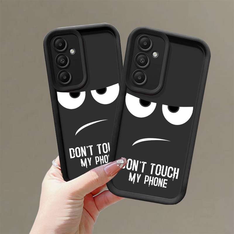 1pc Black For Samsung Galaxy A55 5G Phone Cases