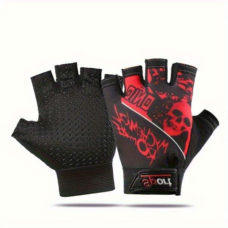 1 Pair Red One Size Outdoor Sports Gloves