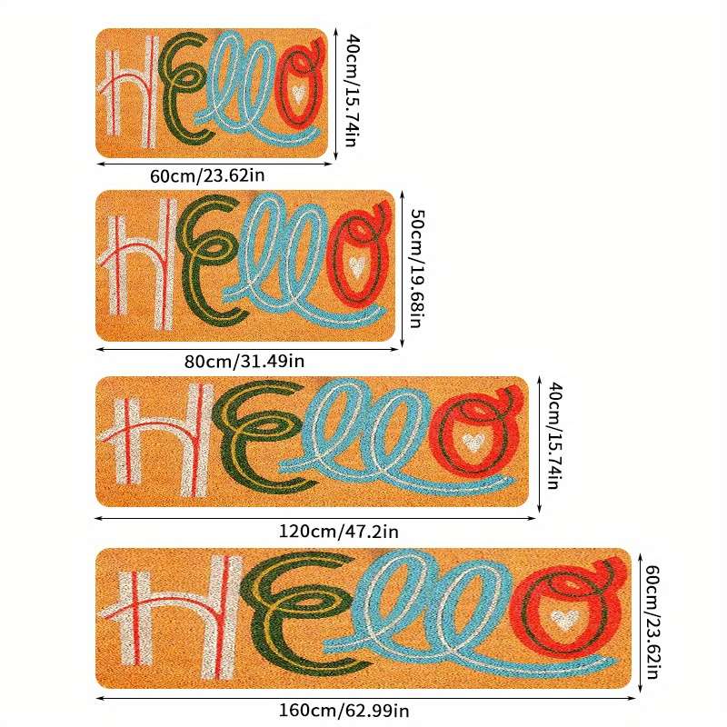 1Pc 50x80cm 19.69x31.5inch Floor Mat
