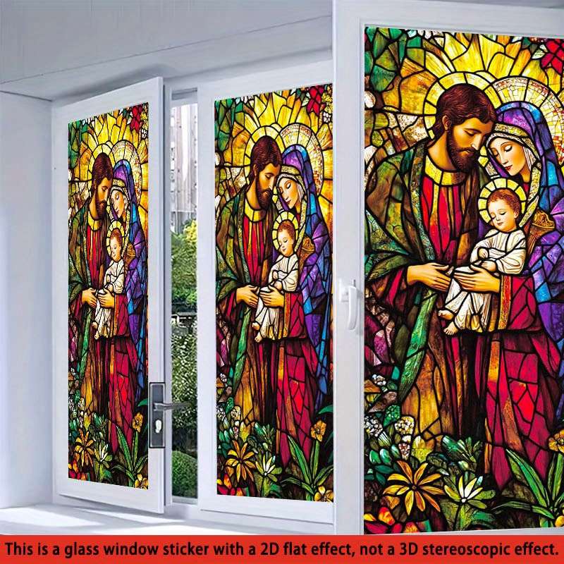 1pc 17.7139.37in   45100cm   Jesus Christian Themed Stickers