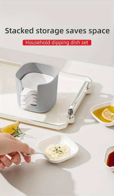 7pcs set Sauce Dishes Food Sauce Dishes Dipping Sauce Dishes Set Food Storage Containers S
