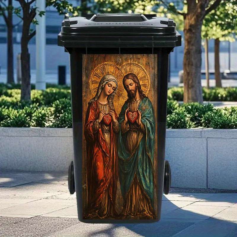 1pc 30.99x69.85cm Jesus Christian Themed Stickers