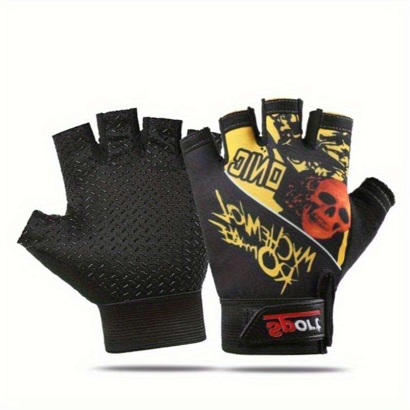 1 Pair Red One Size Outdoor Sports Gloves
