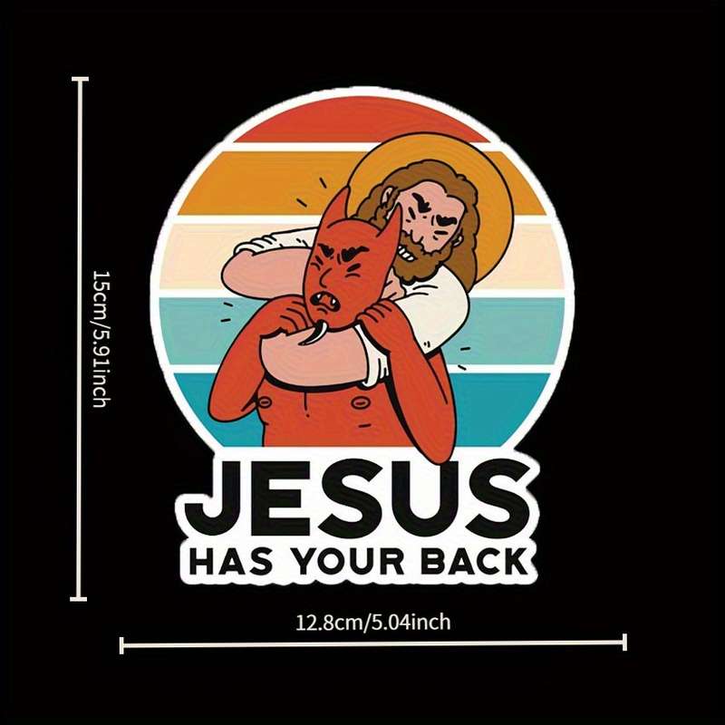 1pc Jesus Christian Themed Stickers