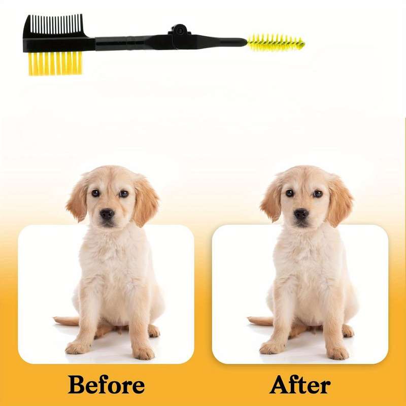1pc Yellow Pet Comb