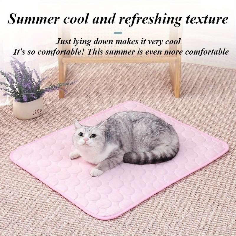 1piece Pink Cooling Pad  50cmX40cm
