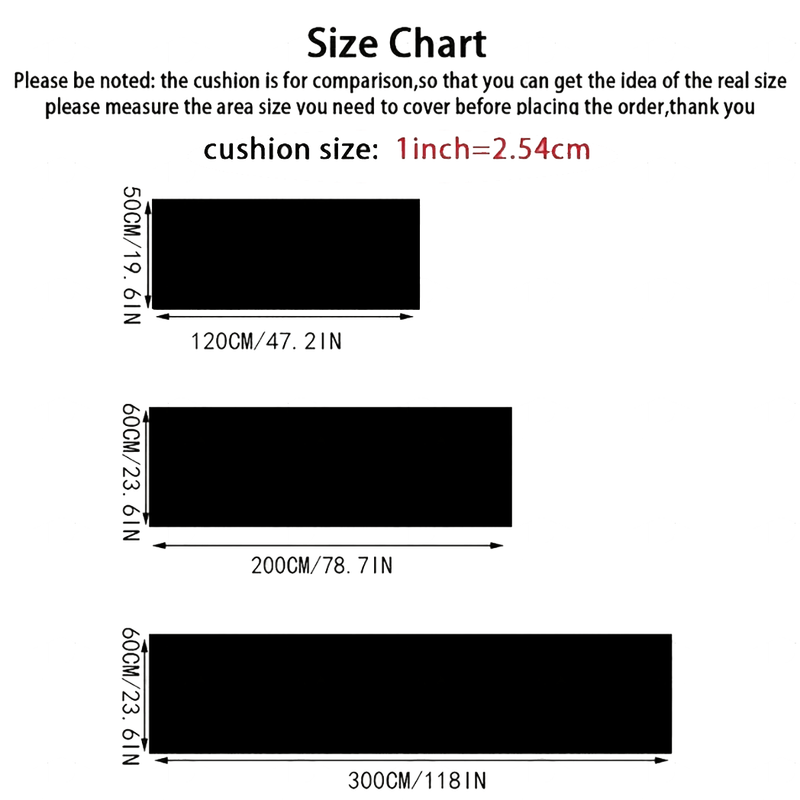 1Pc 60x200cm 23.6x78.7inch Floor Mat
