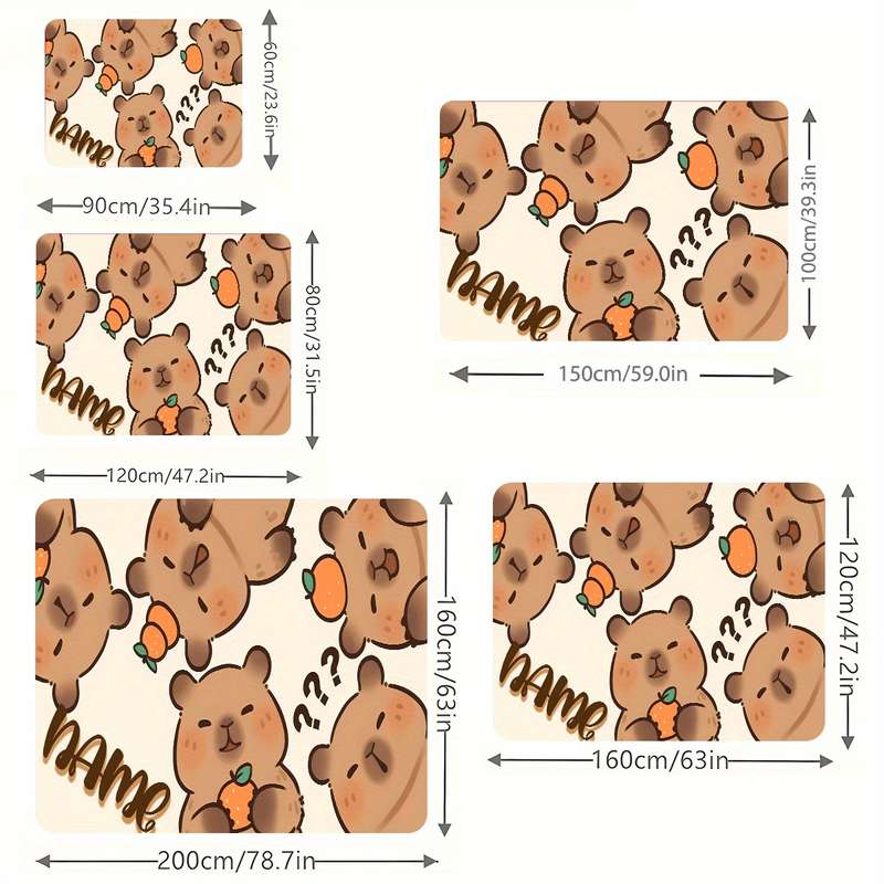 1Pc 39.3x59inch 100x150cm Floor Mat