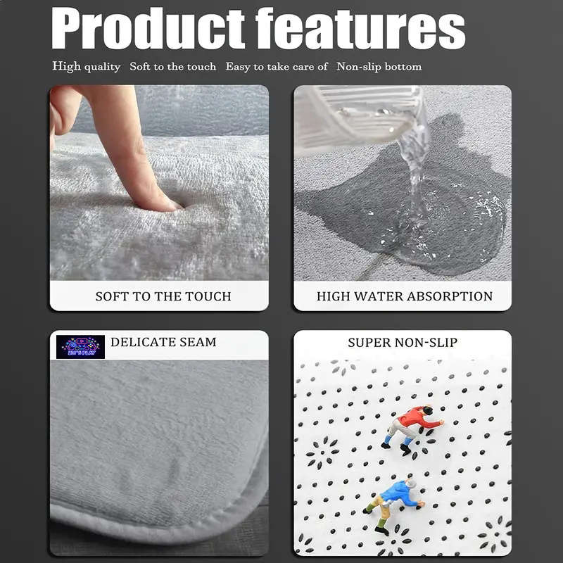 1Pc 50x80cm Floor Mat
