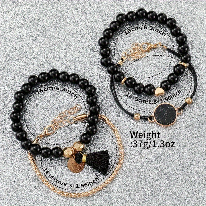 5pcs set Women's Fashion Rhombus Dial Quartz Watch Bracelet Set Does Not Include Watch Box