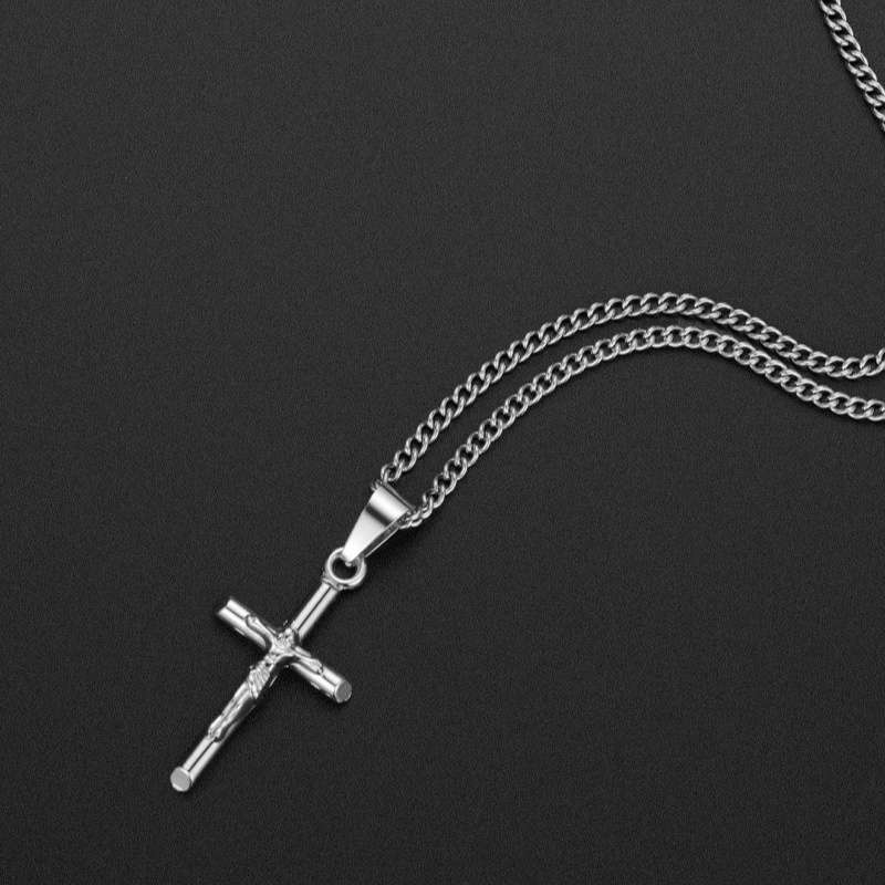 1 Piece Silvery Jesus Theme Pendant