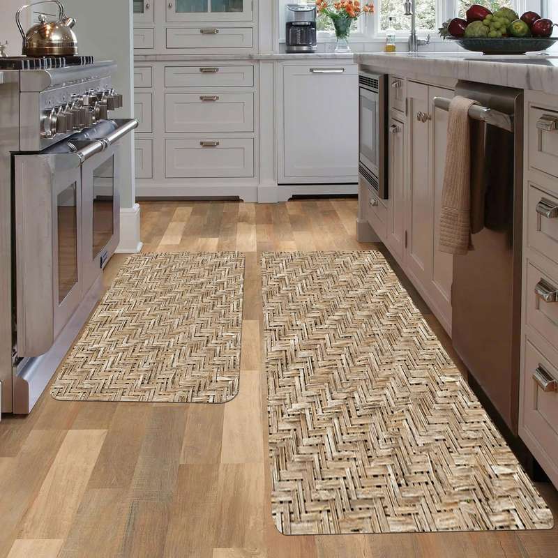 2Pcs 45x75cm And 45x120cm Floor Mat