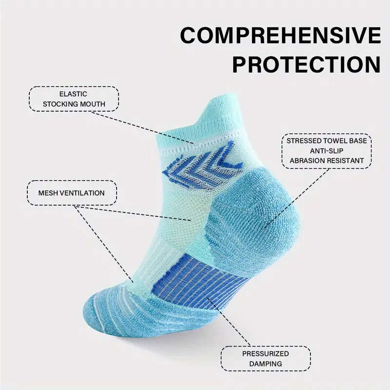 6 Pairs Of Professional Sports Socks