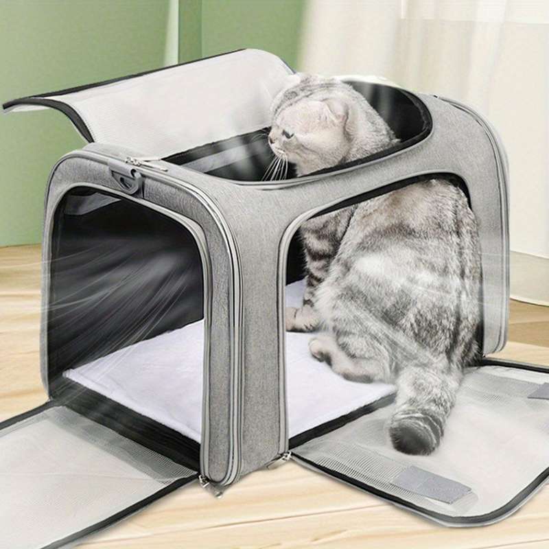 1pc Bluesize Large Size: 45*30*30 cm Pet Bag