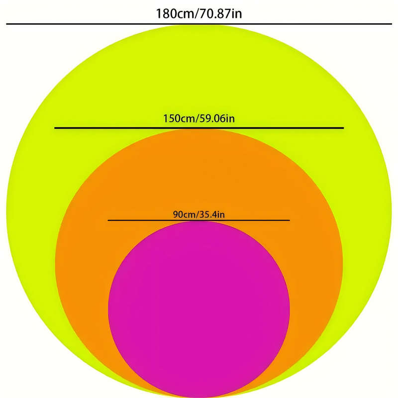 1ps Blanket Size   Diameter 85Cm