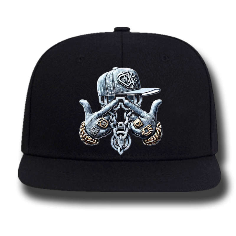 1pc Hip Hop Rapper LOGO Sunshade Snapback Hip Hop Caps Basketball Cap Fishing Hat Street Baseballca