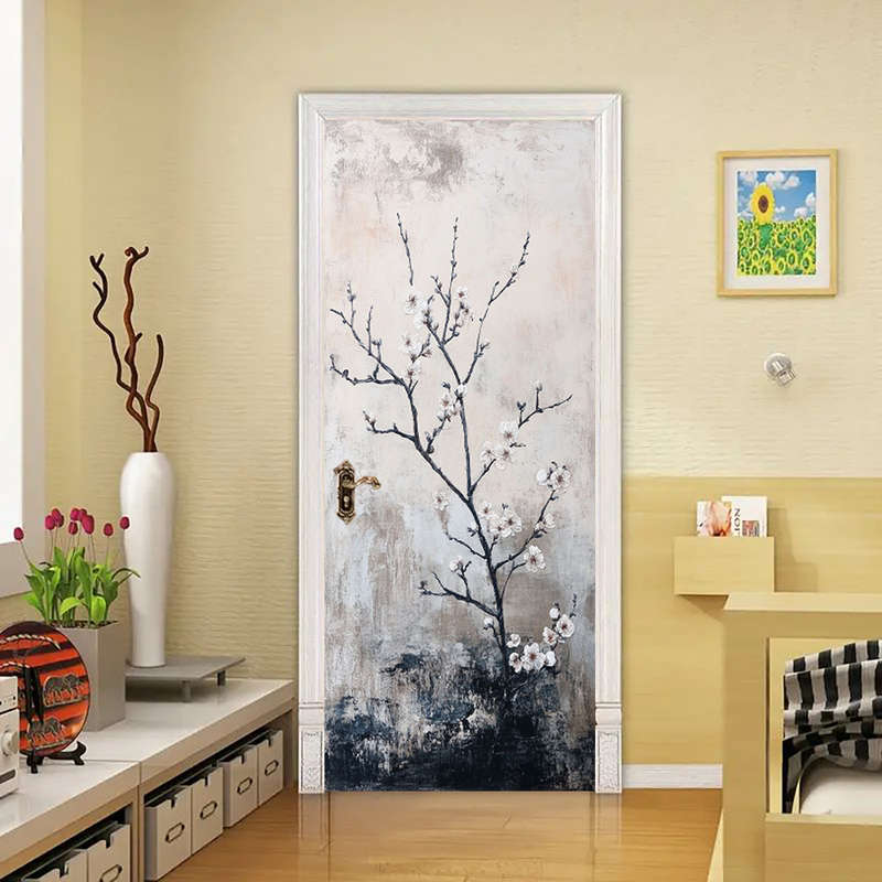 1Pc 95.0x214.88cm Door Window Sticker