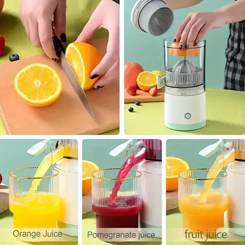 Compact USB Rechargeable Blender with LED Display - Ideal for Smoothies & Milkshakes, Portable Fresh