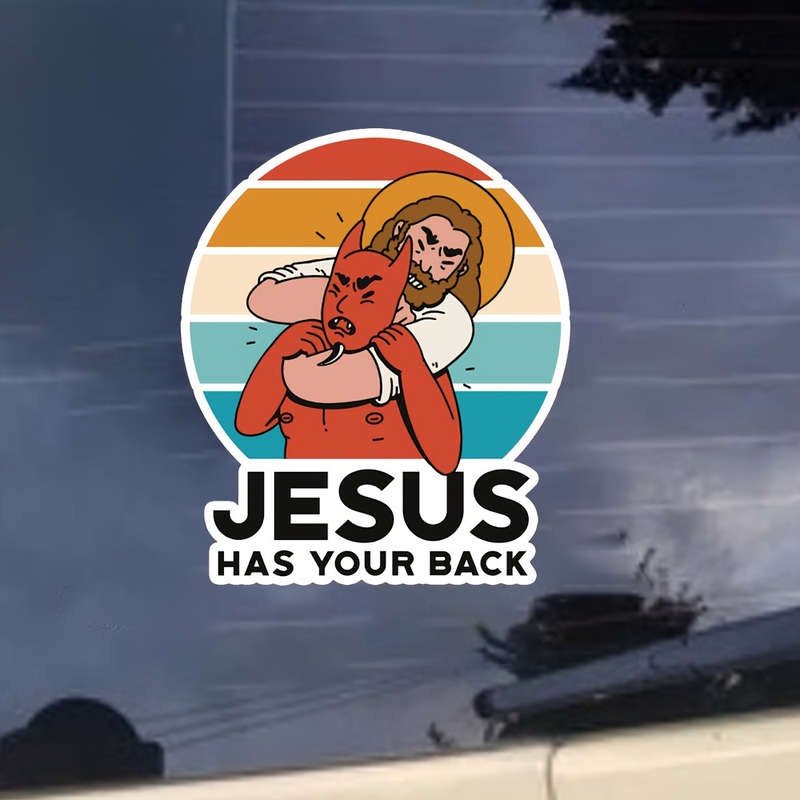 1pc Jesus Christian Themed Stickers