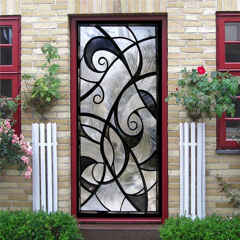1Pc 76.96x199.9cm Door Window Sticker