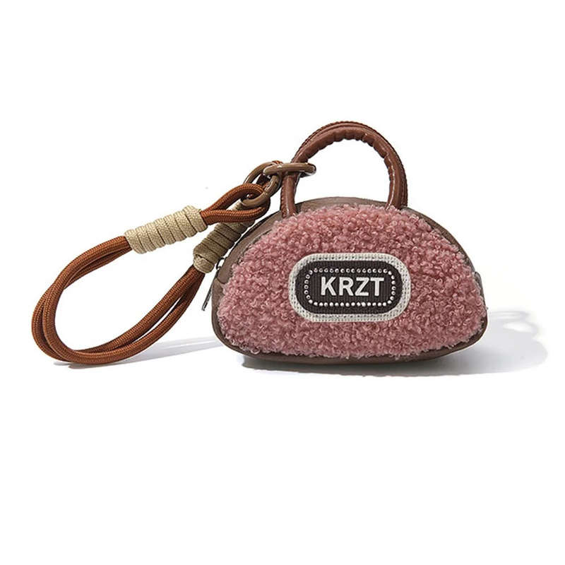 1pc New Multi Functional Coin Purse Corduroy with Lanyard ID Card Badge Wallet Headphone Organizer