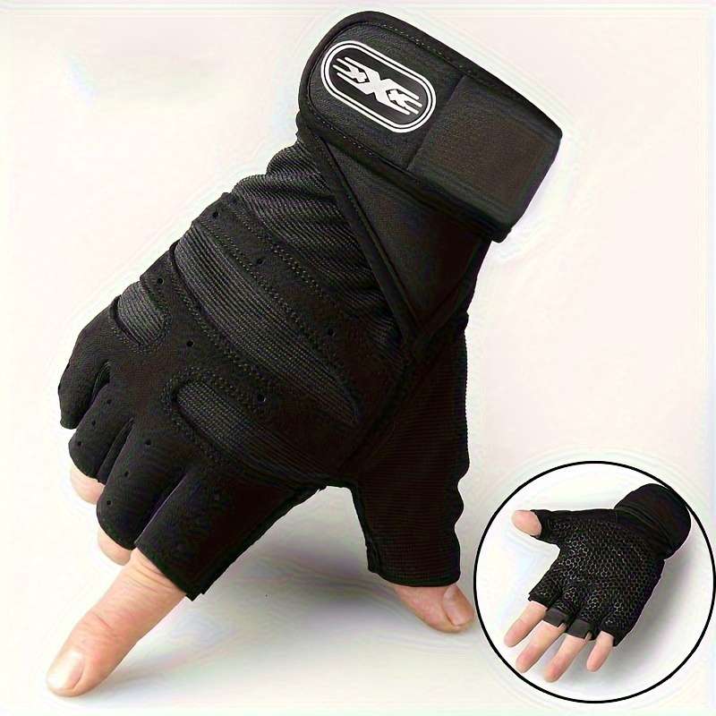1 Pair Black Size XL Outdoor Sports Gloves