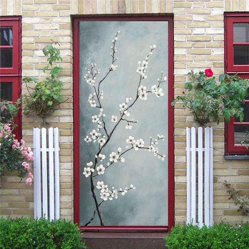 1Pc 76.96x199.9cm Door Window Sticker