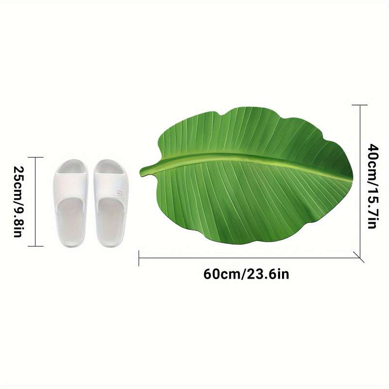 1Pc Green 50x80cm 19.69x31.50inch Floor Mat