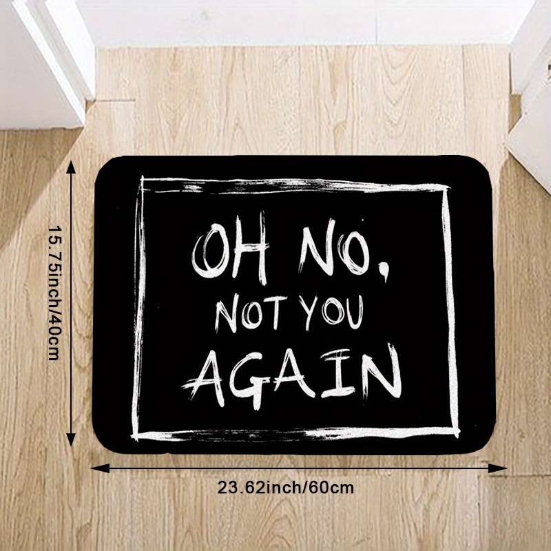 1Pc 4Ox6Ocm Floor Mat
