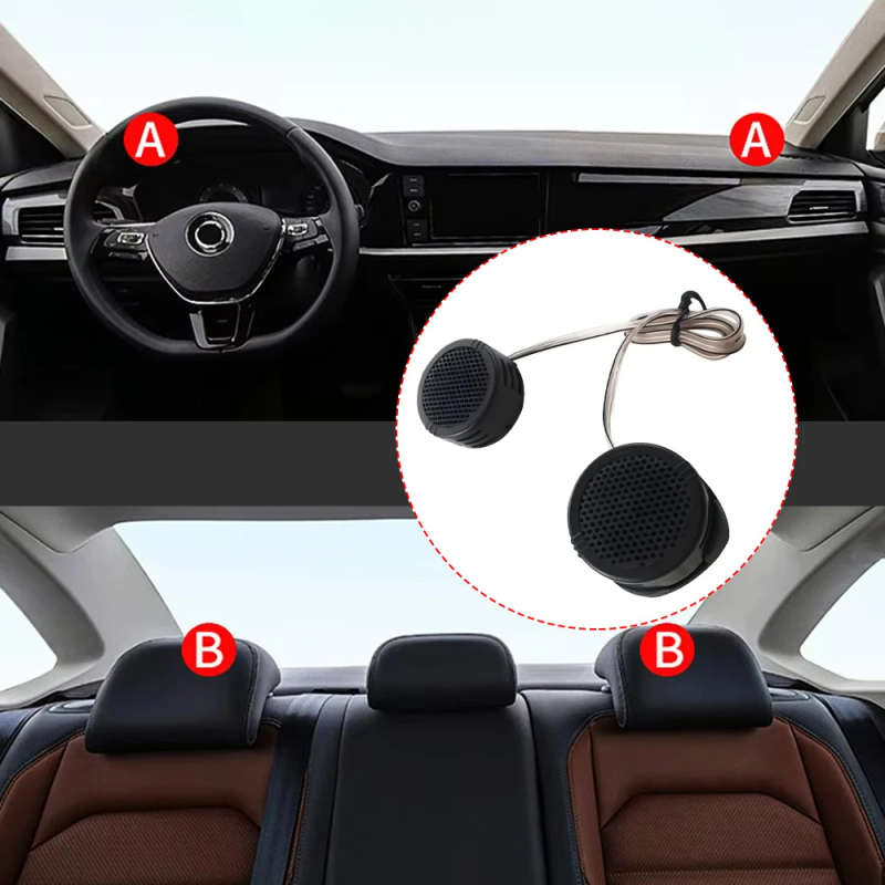 2pcs Sound Reinforcement Subwoofer Car Speaker Car Accessories Car Speaker Amplifier Car Audio Subwo