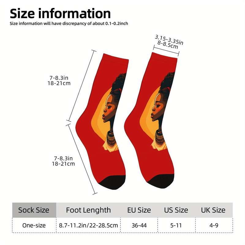 1 Pair Multicolor One Size Socks