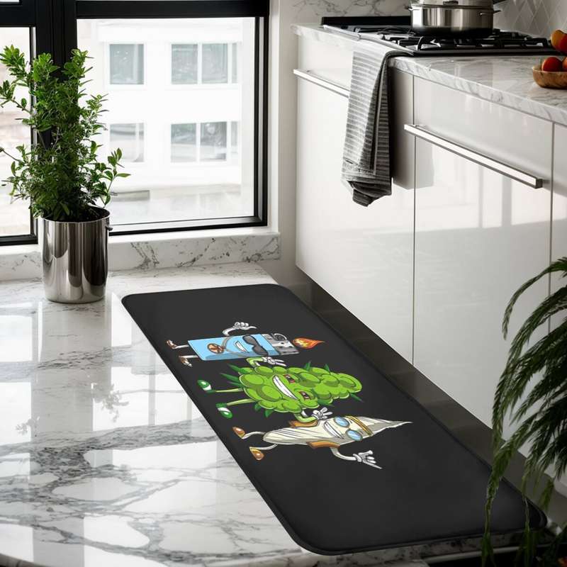 1Pc Art 50x80cm Floor Mat