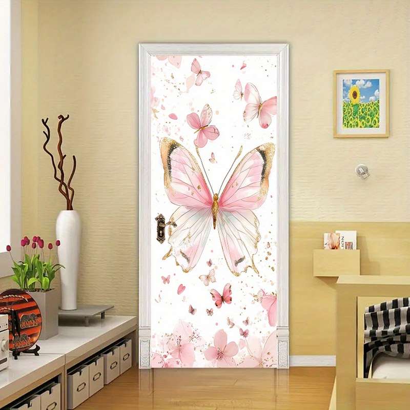 1Pc 95.0x209.8cm Door Window Sticker