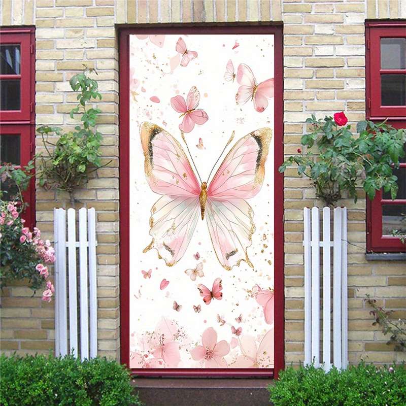 1Pc 95.0x209.8cm Door Window Sticker