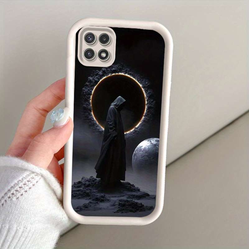1pc White For Samsung Galaxy A05s Phone Cases
